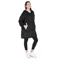 thumbnail image 2 of Sudadera Cobija AGBOX Negro con Capucha y Borrega para Máximo Confort, 2 of 5
