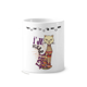 thumbnail image 1 of Soy perfecto eslogan Colorful Cat animal Taza de cepillo de dientes, 1 of 3