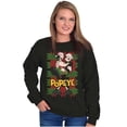 thumbnail image 3 of Popeye Olive Oyl Ugly Christmas Sweatshirt for Men or Women Brisco Brands S, 3 of 6