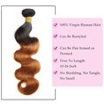 thumbnail image 4 of Hair Bundles MAMART 1B30 Brown Body Wave 30 cm 35 cm 40 cm, 4 of 8