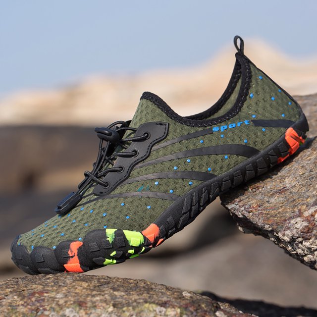Agiferg Chaussures de Natation de Plage Extérieures Ensemble Antidérapant Chaussures de Plongée