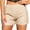Beige, variant on Sequin Shorts for Women Sparkly Y2K Party Glitter Elastic Waist Mini Shorts