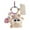 S, variant on Hometravel Plush Toy Keychain, Soft Stuffed Animal Figure with Metal Key Ring, Cute Character Accessory for Keys, Backpack, Bag Charm Decoration