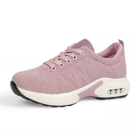 

Women‘s Knitted Sport Shoes Breathable & Lightweight Lace-up Running Shoes