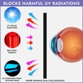 thumbnail image 4 of Gafas de bronceado Super Sunnies Slim Flex UV Eye Protect, 4 of 7