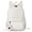 White, variant on Bunny Ear Backpack with Cute Pendant for Students, Lightweight Daypack with Adorable Plush Bunny Ears, School Bag Book Bag Travel Backpack , Durable Casual Rucksack for Students