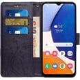thumbnail image 6 of Compatible with Samsung Galaxy A14 5G Case Glitter with Card Holder Flip Wallet Phone Case for Women Crystal Butterfly Shockproof Protective Case for Samsung Galaxy A14 5G,Purple GY, 6 of 12