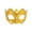Gold, variant on MInHoues Half Face Masquerade Mask, Vintage Jazz Eye Mask Princess Props for Carnival Prom Party, Halloween Cosplay Accessories and Costumes Decor, Black