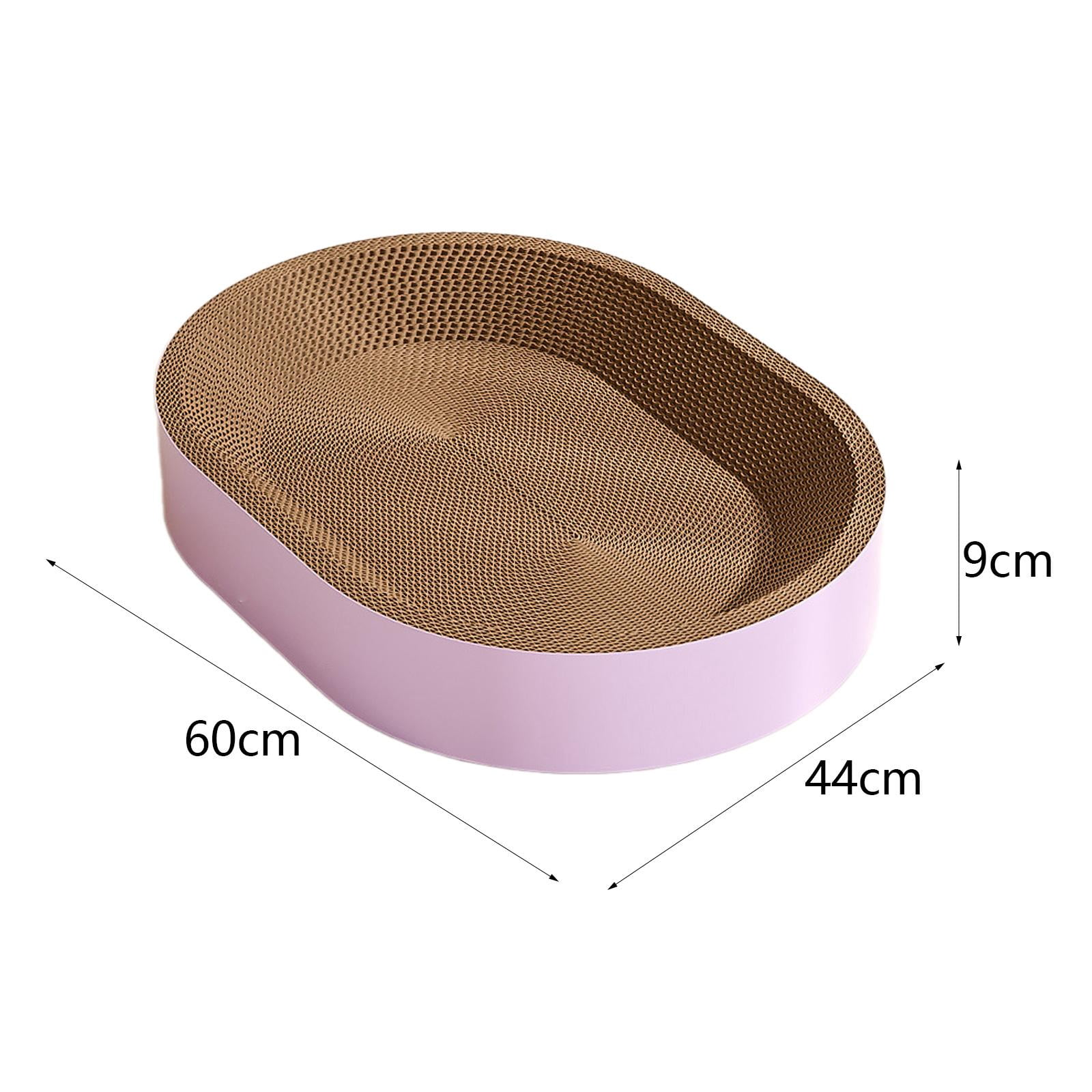 Stgfyxgs Cat Scratcher Cardboard Scratch Pad Nest Lounge Sleeping for Indoor Cats Furniture Protector Rest Corrugated Scratching Board XL Violet