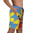 thumbnail image 3 of Henry Danger Mens Swim Trunks Quick Dry Board Shorts with Mesh Lining, Hawaii Beach Shorts Swimwear Bathing Suits, 3 of 7