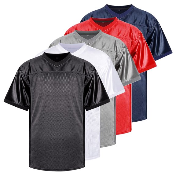 ZHOGXU Mens T Shirt Short Sleeved V Neck Solid Color Fashion Comfortable Sports Tee Tops For Outdoor Activities,Black,L