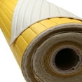 thumbnail image 3 of Pleated Marine Vinyl Upholstery Fabric  Bright Yellow 54" Wide By 10 Yards Boat Auto, 3 of 7