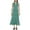 Green, variant on Calvin Klein Womens Chiffon Belted Maxi Dress