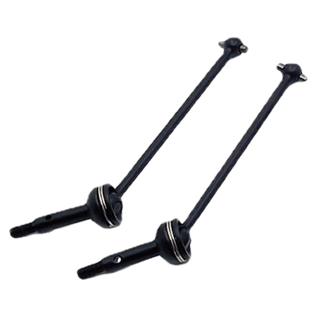 Vogacara Junta de transmisión Universal de diseño estriado de acero para 1/14 Wltoys 144001 pieza de coche RC accesorios de coche RC piezas de Kits de construcción modelo Negro