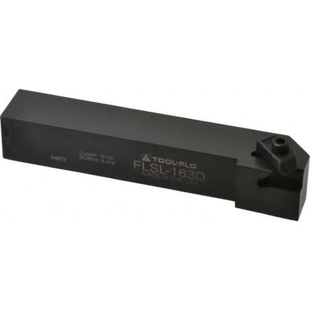 

Tool-Flo 6 OAL Left Hand External Indexable Threading Toolholder 1 x 1 Shank Uses FL 3L Inserts FLS Toolholder Series FLSL