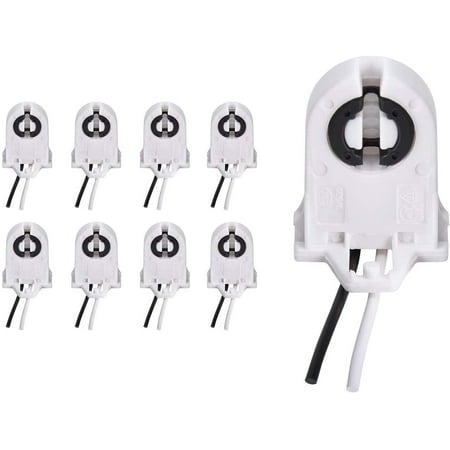 Wgthhk Type T8 Lamp Holder With Wires 20 Pack Ul Non Shunted Tombstone Light Socket For Led Fluorescent Replacements Canada Wgthhk Type T8 Lamp Holder With, Fluorescent Light Fixture Tombstones