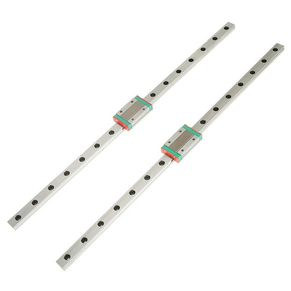 Gueiykk 2pcs LML12H Linear Guide Rails 400mm Length with MGN12H Slide Blocks