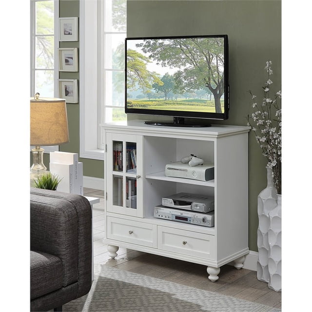 Convenience Concepts Support de Télévision Tahoe Highboy en Bois Blanc