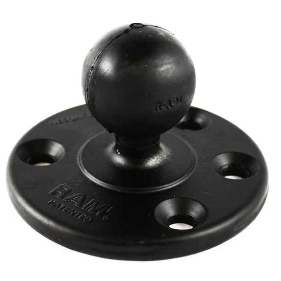 RAM-240U RAM Mounts 3.68" Round Base with 1.5" C-Sized Ball