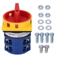 thumbnail image 3 of Changeover Switch, 2 Position Selector Flexible Conversion Silver Alloy Contact Cam Changeover Switch  For Electrical Lighting, 3 of 8