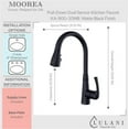 thumbnail image 6 of Lulani Moorea Dual Sensor 1-Handle Pull-Down Kitchen Faucet - Matte Black, 6 of 9