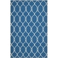 thumbnail image 2 of Safavieh Dhurries Ella Geometric Wool Area Rug, Dark Blue, 5' x 8', 2 of 11