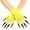 Costume-Q, variant on Monster Claw Gloves Royal , Stretchy Creepy Gloves with Long Nails for Halloween Cosplay Costume