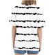 thumbnail image 3 of Fiudx Liquidación de Ofertas Flash Moda Mujer Casual Cuello Redondo Impresión Blusa Manga Corta Camiseta Verano Tops, 3 of 4