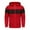 Red, variant on Deal of the Week Ofreoo Man Color Match Drawstring Zipper Pockets Hooded Coat Men's Lightweight Jackets