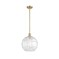 thumbnail image 3 of 516-1S-WPC-G1215-12 Innovations Lighting Athens Water Glass 1 Light 12" Mini Pendant Satin Gold, 3 of 5