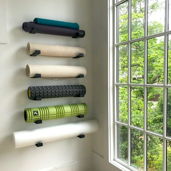 Yoga Mat Storage Rack | Naked Rack | Wall Mount Fitness Organizer