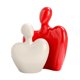 thumbnail image 2 of Esculturas Abstractas para Parejas, Adorno de Personaje Cariñoso, Artesanías Modernas, Estatua de Ceráca para Amantes, Mesa, Comedor, Hogar, Regalo , rojo y blanco Macarena Pareja estatua, 2 of 8