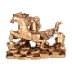 thumbnail image 1 of Bronce Feng Shui Three Galloping Horses Statue Decoración de la mesa del hogar Escultura Riqueza de la del regalo de negocios, 1 of 8