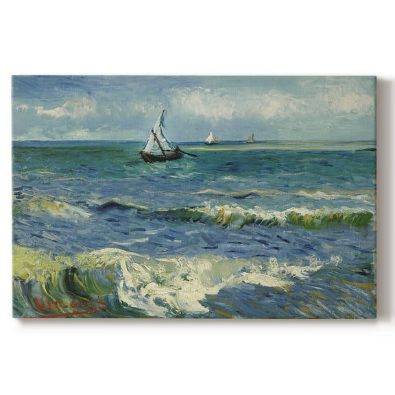 Wexford Home Seascape at Saintes Maries - 16" x 20" Gallery Wrapped Canvas, Ready to Hang