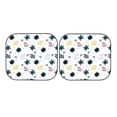 thumbnail image 5 of Lsque Turtles And Corals 2 PCS Windshield Sun Shade | CarFoldable Window Covers | Car Accessories Reflect UV for Universal Cars SUV Truck | Medium, 5 of 7