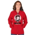thumbnail image 4 of Biker Betty Boop Cartoon Born to Ride Zip Hoodie Sweatshirt Women Brisco Brands S, 4 of 5