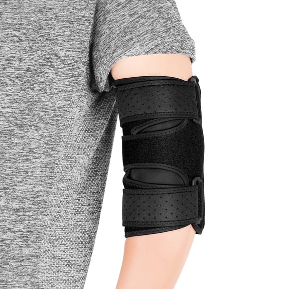 Elbow Brace for Cubital Tunnel, Ulnar Nerve Entrapment brace, Adjustable Elbow Splint for Sleeping, Tendonitis, Tennis Elbow, Comfortable Stabilizer Support for Women and Men Fit Most