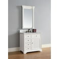 thumbnail image 5 of James Martin Furniture 238-104-V36-CWH-3EJP 36 in. Savannah Cottage White Single Bathroom Vanity Cabinet with 3 cm Eternal Jasmine Pearl Quartz Top & Sink, 5 of 6