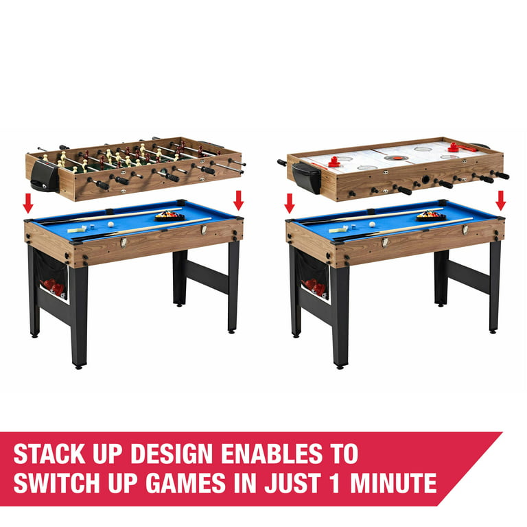  RayChee 48 Multi Game Tables 15-in-1 Combo Compact  Combination Game Tables w/Foosball, Air Hockey, Pool, Ping Pong,  Basketball, Chess, Bowling, Shuffleboard for Home, Game Room, Family :  Sports & Outdoors