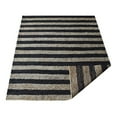 thumbnail image 4 of Hand Knotted Sumak Jute Eco-Friendly Area Rugs - 5'X8', Rectangle Shape, Beige Black Color, Contemporary Pattern, High Pile, Natural Fiber, Outdoor Indoor Handmade Area Rugs For Living Room (J00083), 4 of 5
