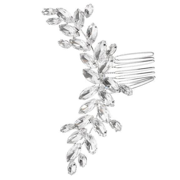OFFIGAM Rhinestone Bridal Hair Side Comb Hairpin for Wedding, Prom, Party, and Special Occasions Accessory