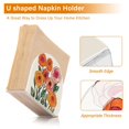 thumbnail image 5 of Yayeee Napkin Holder for Table Kitchen Paper Tissue Organization, Hand Drawn Floral, 5 of 8