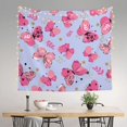 thumbnail image 3 of Daiia Girl Butterfly Pattern Tapestry 60x51 Inches Wall Hanging Tapestry Artistic Wall Hanging Bedroom Wall Decor Living Room Tapestry Dorm Room Decor, 3 of 9