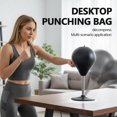 thumbnail image 2 of Sac de Frappe de Bureau Robuste, Balle de Vitesse de Boxe de Table avec Forte Ventouse pour Bureau et Maison, Jouet Anti-Stress pour Adultes et Enfants, Accessoire de Bureau Fidget pour Réduire la Tension, Noir, 2 of 8