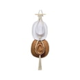thumbnail image 2 of YAOMOBB Tweed Hat Hanger Elegant Bohemian Style Handwoven Rope Hat Hanging Rack for Easy Home Installation, 2 of 6
