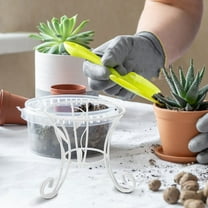 OFFIGAM Tall Gazing Stands 2PCS Metal Globe Holders Stable Support for Garden Patio Courtyard Decor