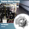 thumbnail image 2 of Bomba de agua Unique Bargains AW4132 Motor Refrigerante Inferior Calor Tono Plata, 2 of 7