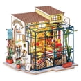 thumbnail image 1 of Rolife DIY Miniature Doll House Kit with Furniture for Children Adult Wooden Kits Toy (Emily's Flower Shop), 1 of 5