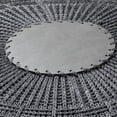 thumbnail image 5 of English Home Large Ottoman Foot Stool, Knitted Foot Rest, Round Pouf Chair, Modern Living Room Furniture Bean Bag, Room Decor, Bedroom Footstool, Boho Pouffe, Home Decor Poof, 20"W x 15"H, Anthracite, 5 of 6
