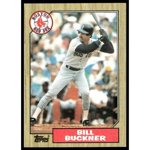 1987 Topps Bill Buckner #764 Boston Red Sox Baseball Card Boston Red Sox MLB Baseball Trading Card